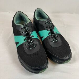 TRAQ by Alegria Qarma 2 Black/ Teal Sneakers Women's Size 39/8